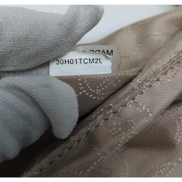 Michael Kors White Pebbled Leather Chain Strap Shoulder Bag - Picture 12 of 13